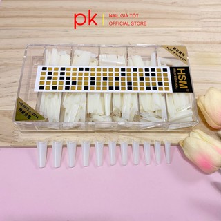 Móng típ, móng nối thang dẻo đủ size từ 0-9 hộp (tem số) 500 móng
