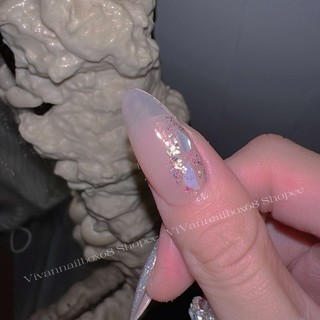 Nail thạch nude đơn giản