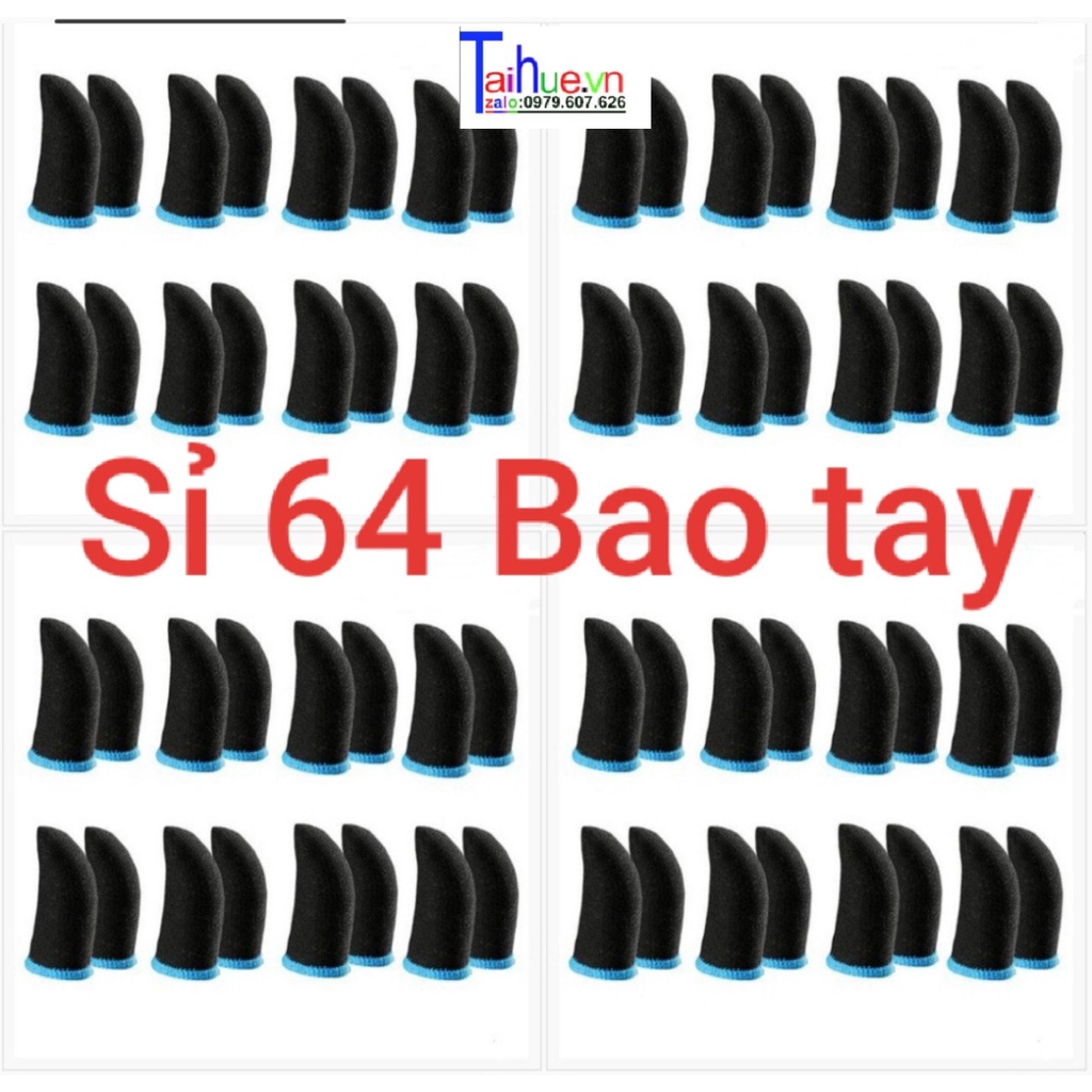 Sỉ 64 Găng tay chỉ hôm nay găng chơi game (giá sỉ), Bao tay Chống mồ hôi tay, Tăng độ nhạy cảm ứng