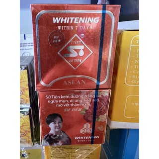 Kem sứ tiên màu đỏ cao cáp 10g