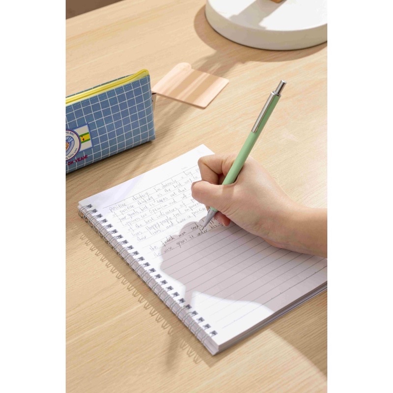 Bút chì kim bấm Deli xanh dương/hồng/xanh lá ngòi 0.5mm