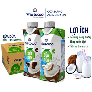 Sữa dừa , nước dừa vietcoco - 330ml