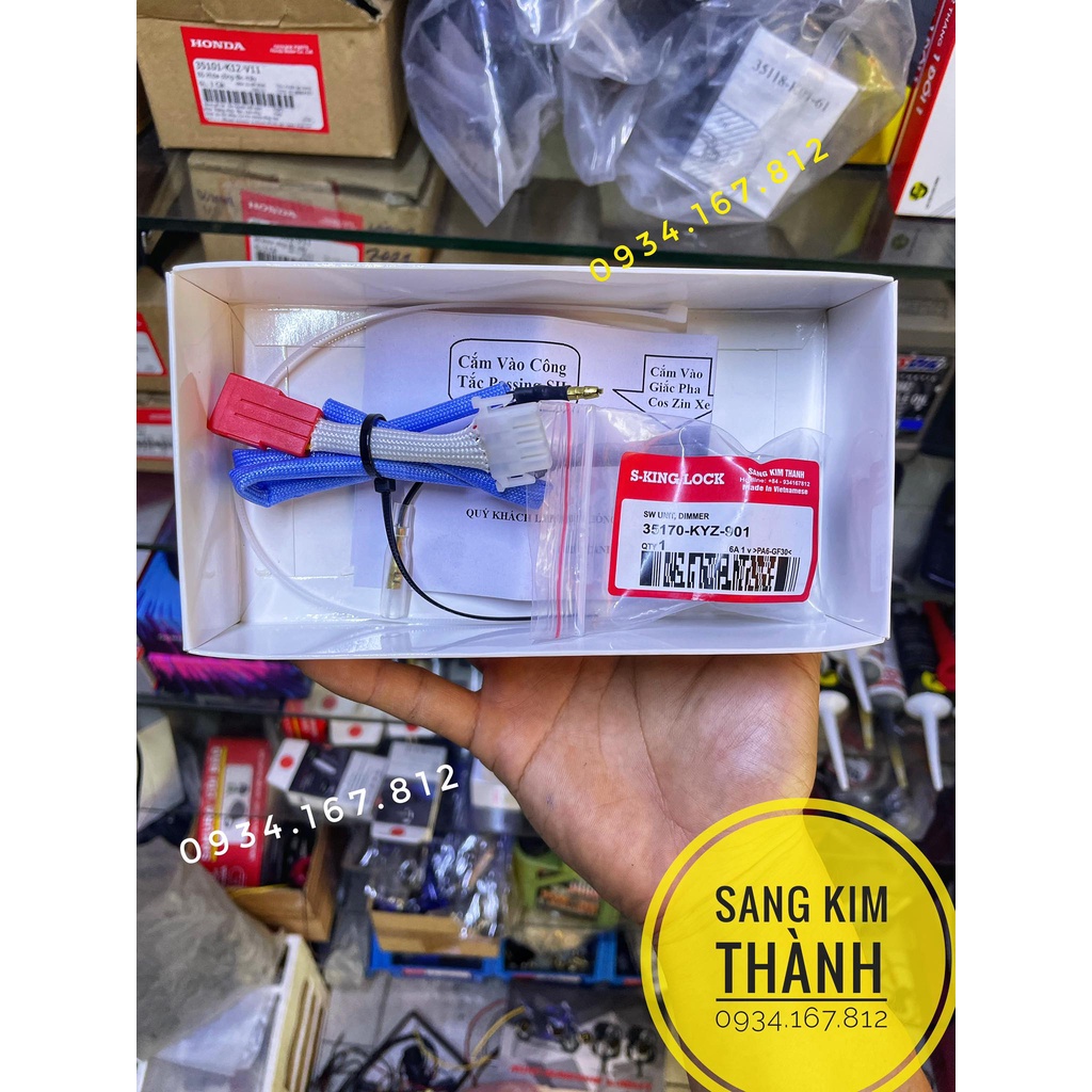 Bộ Dây Và Nút Passing Sh Cho Xe Honda Air Blade, Vision, Wave Rsx, Wave Alpha, Sh mode, Lead...