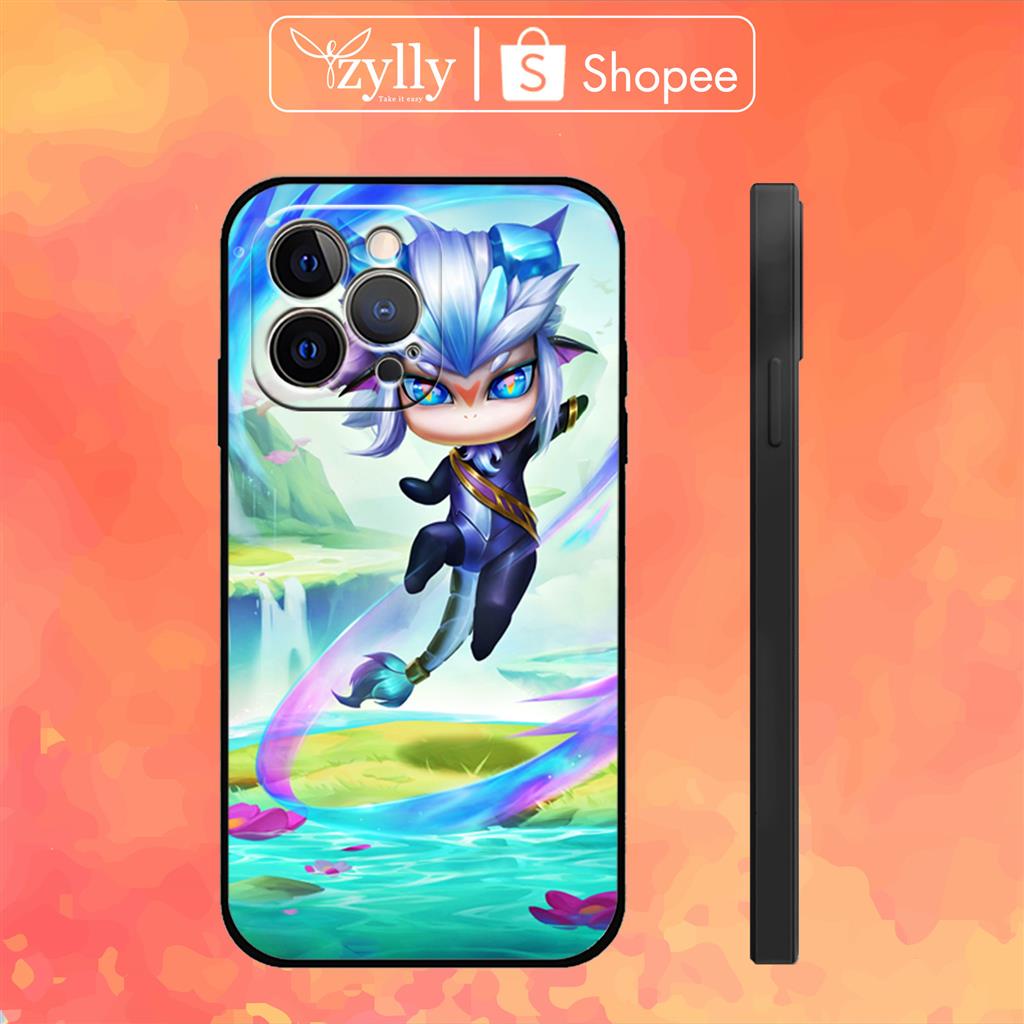 Ốp lưng Ossia múa rồng đấu trường chân lý cho iphone 6 7 8 Plus 11 12 13 14 Pro Max X Xr Samsung oppo realme TFF016