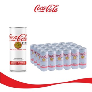 Thùng 24 Lon Nước Giải Khát Coca-Cola Plus 320ml(giảm hấp thu chất béo)
