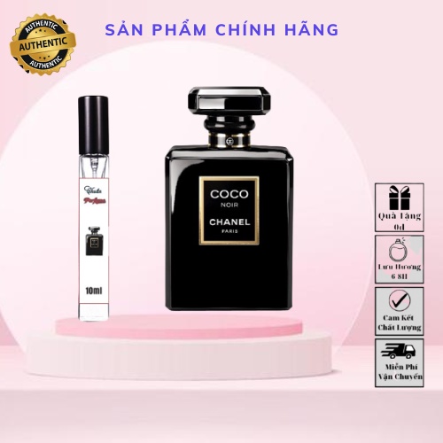 Nước hoa chiết 10ml, 20ml hàng chính hãng Coco Chanel..Noir