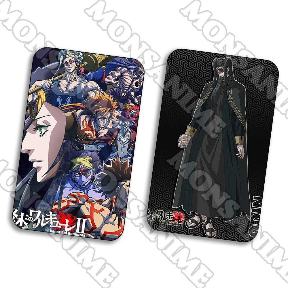 Ảnh card bo góc in hình Record of Ragnarok thẻ bo viền 5*8cm anime chibi sưu tầm 1 tấm