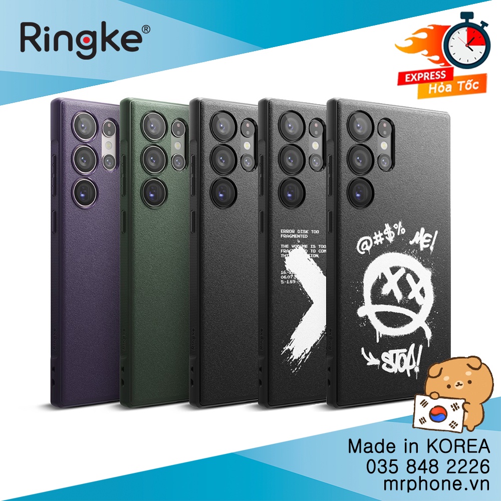 Ốp lưng Ringke Onyx cho Galaxy S23 Ultra - Nhập khẩu Hàn Quốc