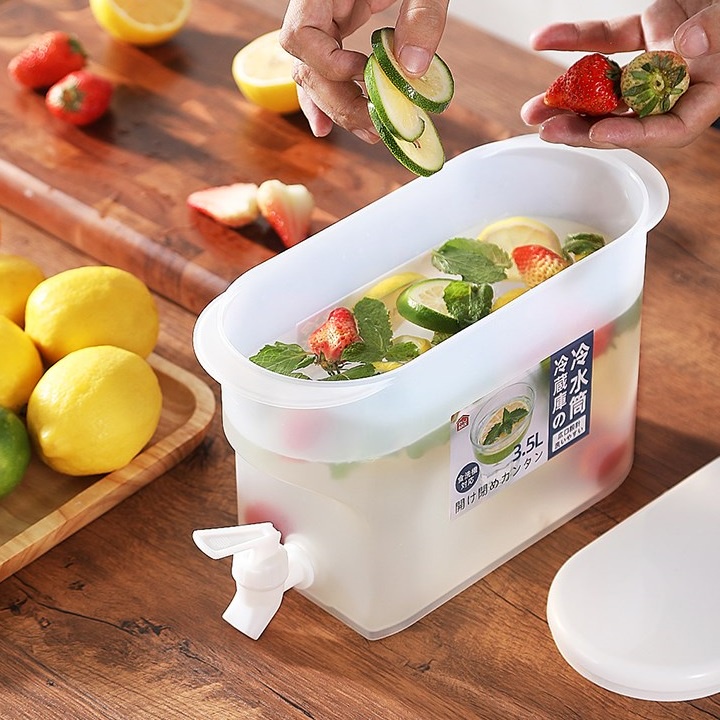 Bình Nước Có Vòi Tủ Lạnh Cỡ Lớn Dung Tích 3.5L Jodily Starhome