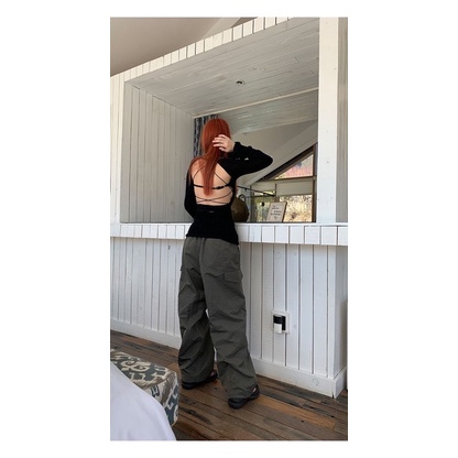 SET ÁO LEN TAY DÀI HỞ LƯNG ĐI BIỂN BÁ CHÁY