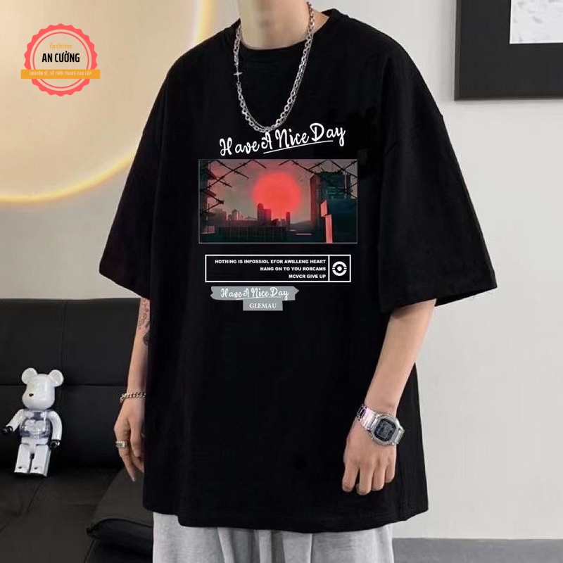 Áo thun nam, áo phông nam tay ngắn cổ tròn chất cotton, dày dặn thoáng mát ATN009 - An Cường Fashion