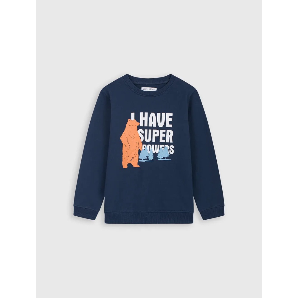 CANIFA Bộ Quần Áo Bé Trai Hình Gấu