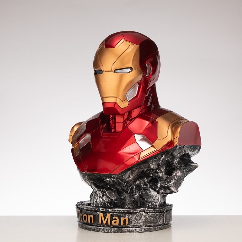 Mô hình iron man cao 18cm, đồ chơi maval,trang trí nhà cửa kệ bàn,làm quà tặng siêu chất