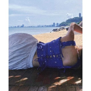 Áo corset có đan dây lưng - AURORA CORSET TOP
