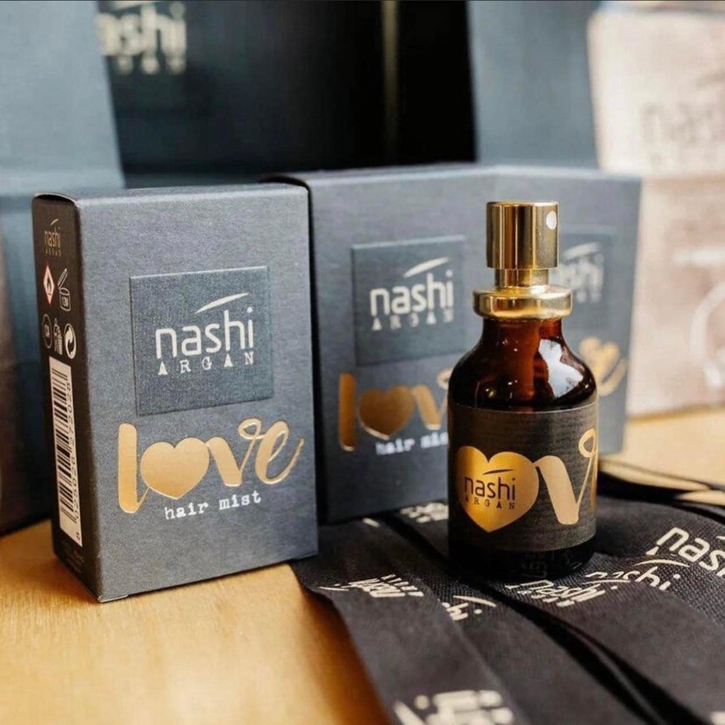 Xịt thơm tóc 𝑁𝑎𝑠ℎ𝑖 𝐴𝑟𝑔𝑎𝑛 𝐿𝑜𝑣𝑒 𝐻𝑎𝑖𝑟 𝑀𝑖𝑠𝑡 20ml hoặc Moroc 100ml