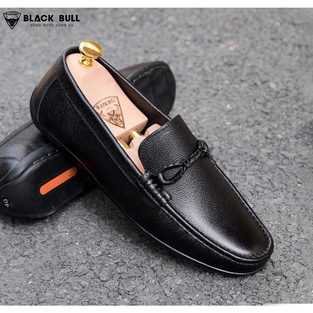 Giày mọi Da bò Cao cấp BLACKBULL BM-01 Đen