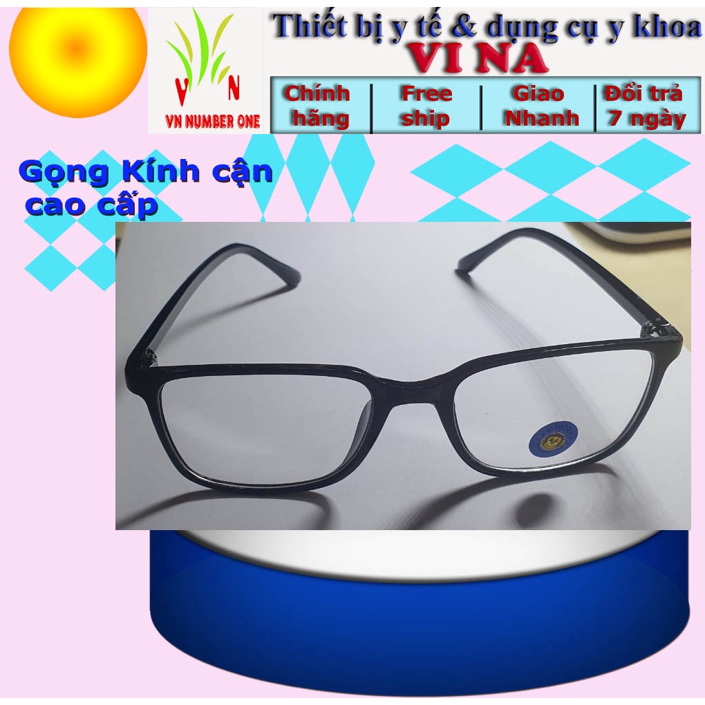 Gọng Kính Cận - Kính giả cận - Gọng nhựa Phong Cách NGỐ Chống Bụi VN1616