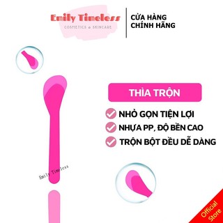 [QUE LỚN] Que Thìa Nhựa Trộn Và Đắp Mặt Nạ, Thìa Nhựa Trộn Quét Mask Bột Tiện Dụng