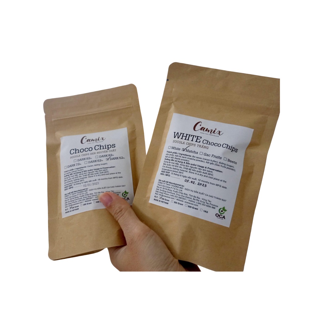 Socola chip hữu cơ OCA