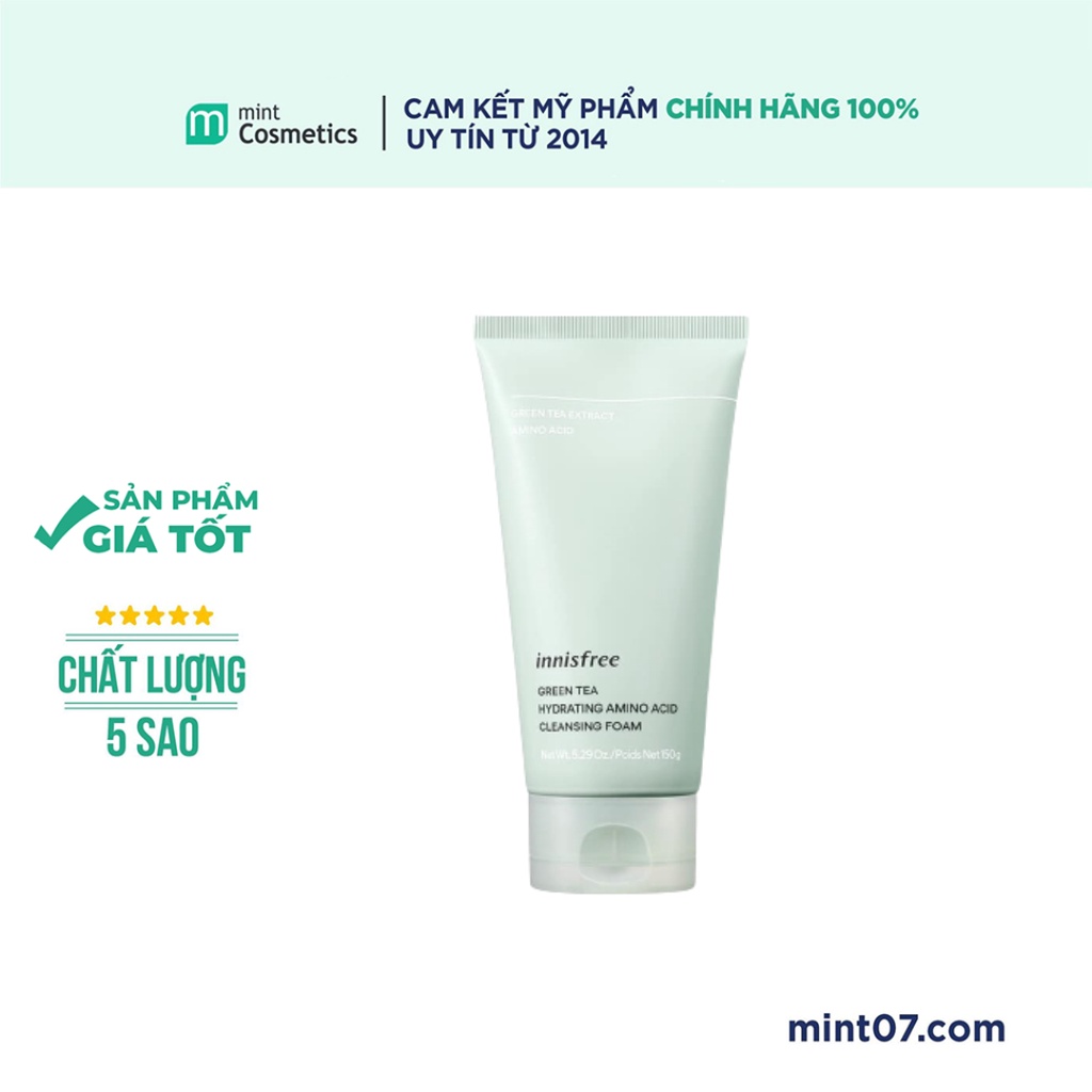 Sữa Rửa Mặt Innisfree Green Tea Cleansing Foam 150ml