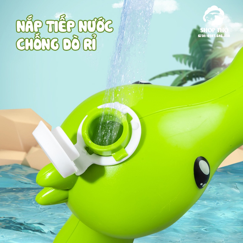 Đồ chơi súng phun nước Zombie cho bé bắn xa 5 mét - 7 mét