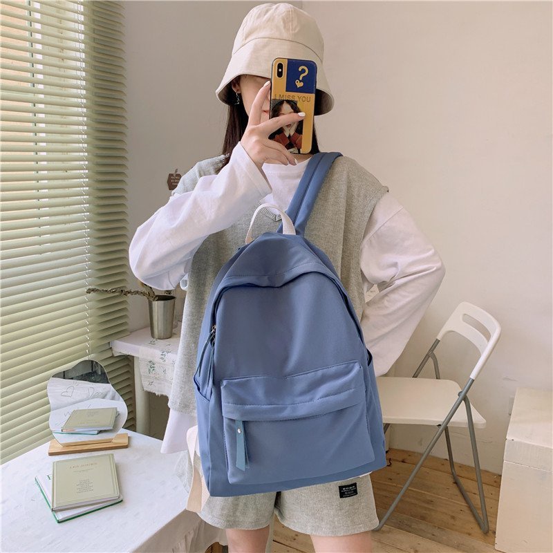 Balo Tamata chống thấm nước Hàn Quốc Nam Nữ Thời Trang Giá Rẻ Cute Dễ Thương Basic - Green Bags