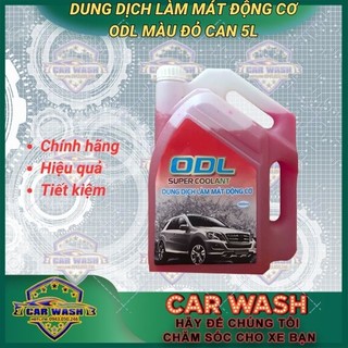 Dung dịch nước làm mát ô tô ODL ĐỎ 5 Lít , dung dịch làm mát máy ô tô nhiều màu,nước làm mát xe ô tô chuyên dụng