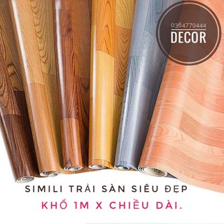 Thảm SIMILI lót sàn Vân gỗ Siêu Bền, Tiện dụng. Khổ 1M x DÀI x 0.5MM. Dễ dàng sử dụng.