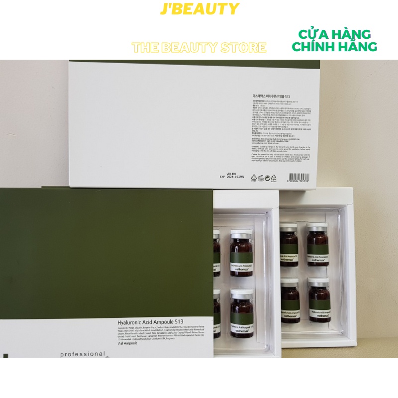 Đánh thức làn da mới với Serum tế bào gốc Hyaluronic Acid Ampoule 513 ESTHEMAX