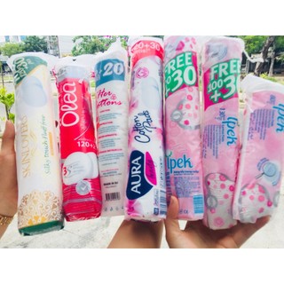Combo 2 Bông tẩy trang Olea 140 miếng