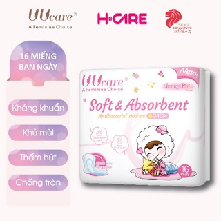 Băng vệ sinh Kháng Khuẩn UUcare YoungGirl 24cm ban ngày