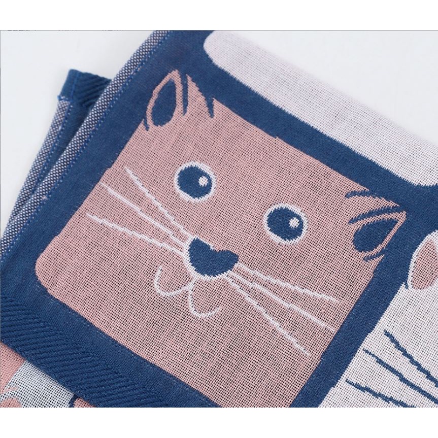 🔴Khăn mặt Xô Cotton Sợi tre Organic size 25*50cm siêu mềm