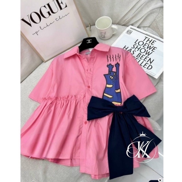 💋 SET BỘ BABYDOLL NƠ BÈO SIÊU XINH 60-90kg 💋 BIGSIZE RIN HEO