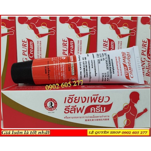 01 Kem Xoa Bóp Siang Pure Relief Thái Lan 60gr