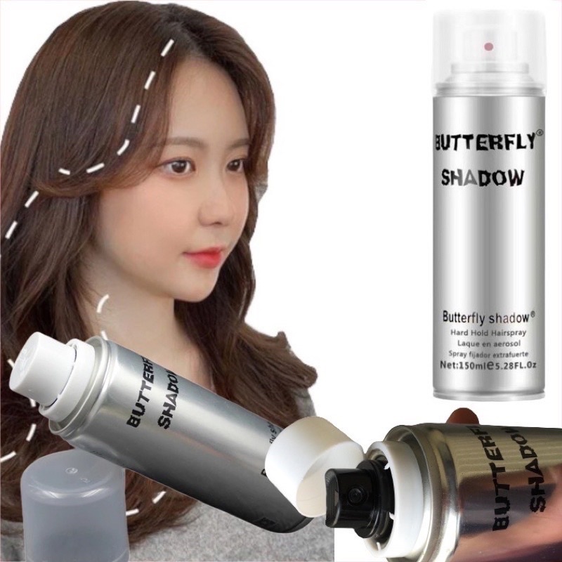 Gôm xịt tóc Butterfly Shadow, Gôm bạc giữ nếp tạo kiểu nam nữ