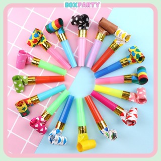 Kèn thổi sinh nhật - kèn lưỡi thổi happy birthday cho bé nhiều màu sắc - boxparty