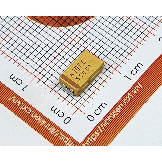 Tụ Tantalum 100uF 6.3V 7343
