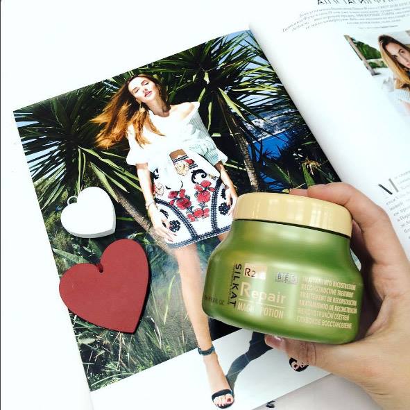 Dầu gội phục hồi tóc Silkat Repair R1 1000ML + Kem dưỡng chăm sóc tóc Silkat Repair R2 500ML