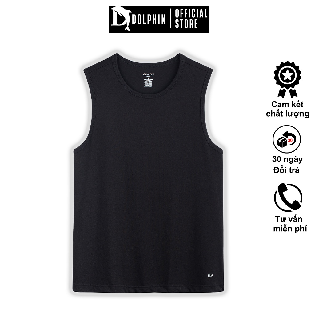Áo thun sát nách cho nam ON OFF DOLPHIN, Áo ba lỗ thể thao cho nam mềm mại, thoáng khí