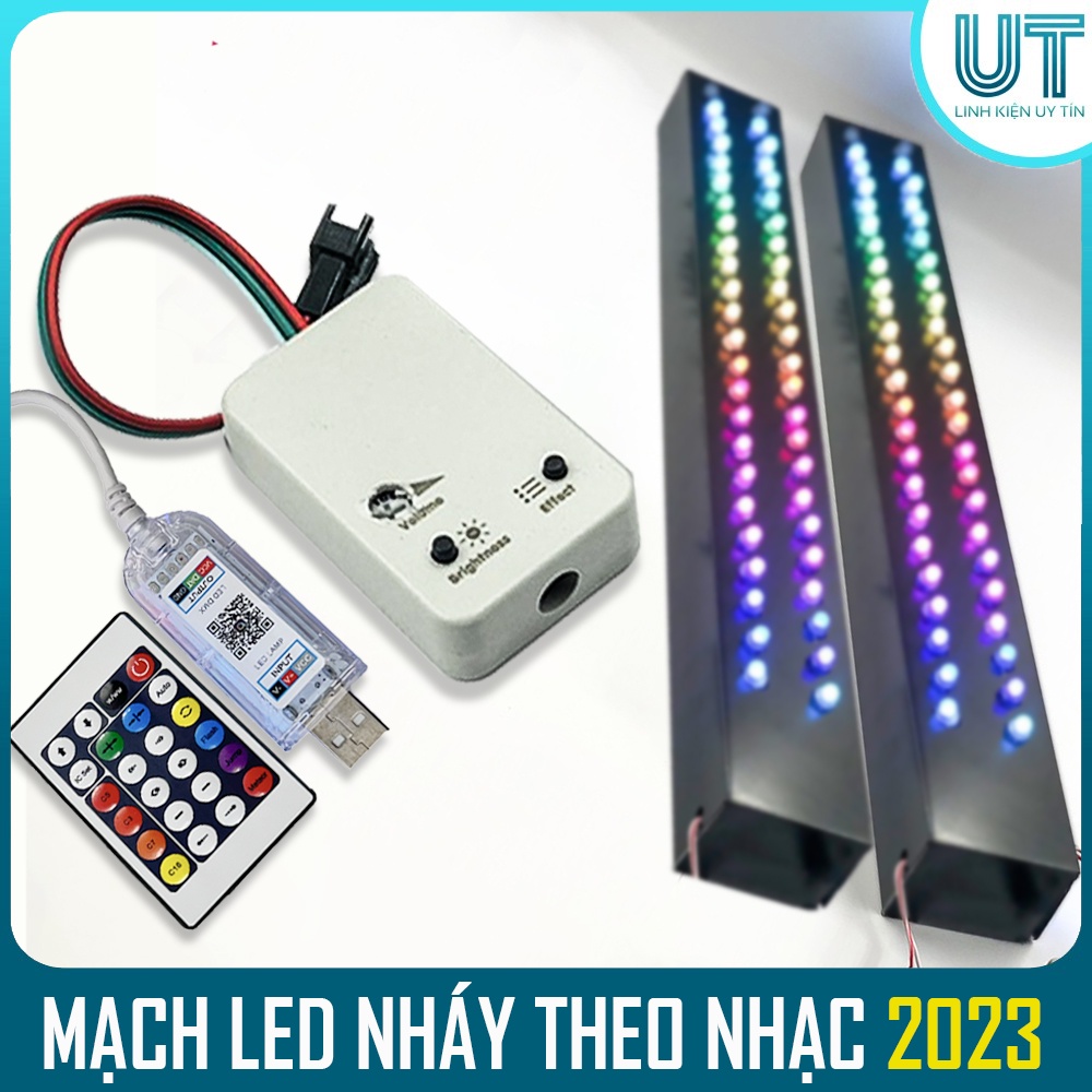 Mạch LED nháy theo nhạc 1903 FullColor - Bản 2024 - Mỗi cột 50 - 100 L