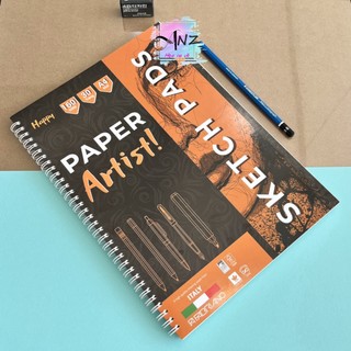Sổ vẽ phác thảo happy paper artist a4 160gsm - sổ tay vẽ chì sổ vẽ phác họa và marker