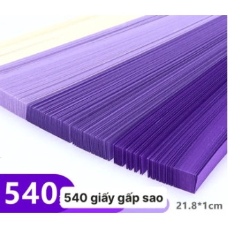 Set 540 Tờ Giấy Xếp Hình Ngôi Sao Năm Cánh Màu Sắc  Sáng Tạo