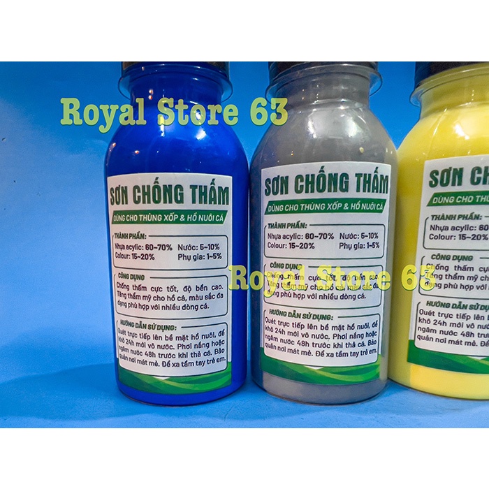 Sơn chống thấm cho thùng xốp