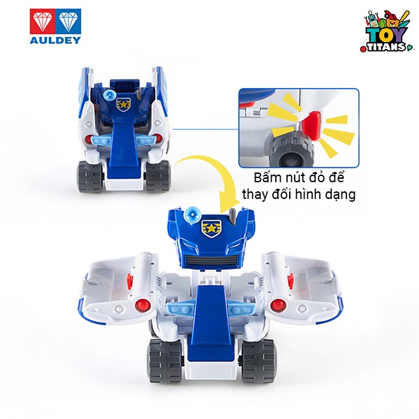 Đội bay siêu đẳng SUPERWINGS - Máy bay tuần tra BADGE - Có thể tách rời và bắn đạn