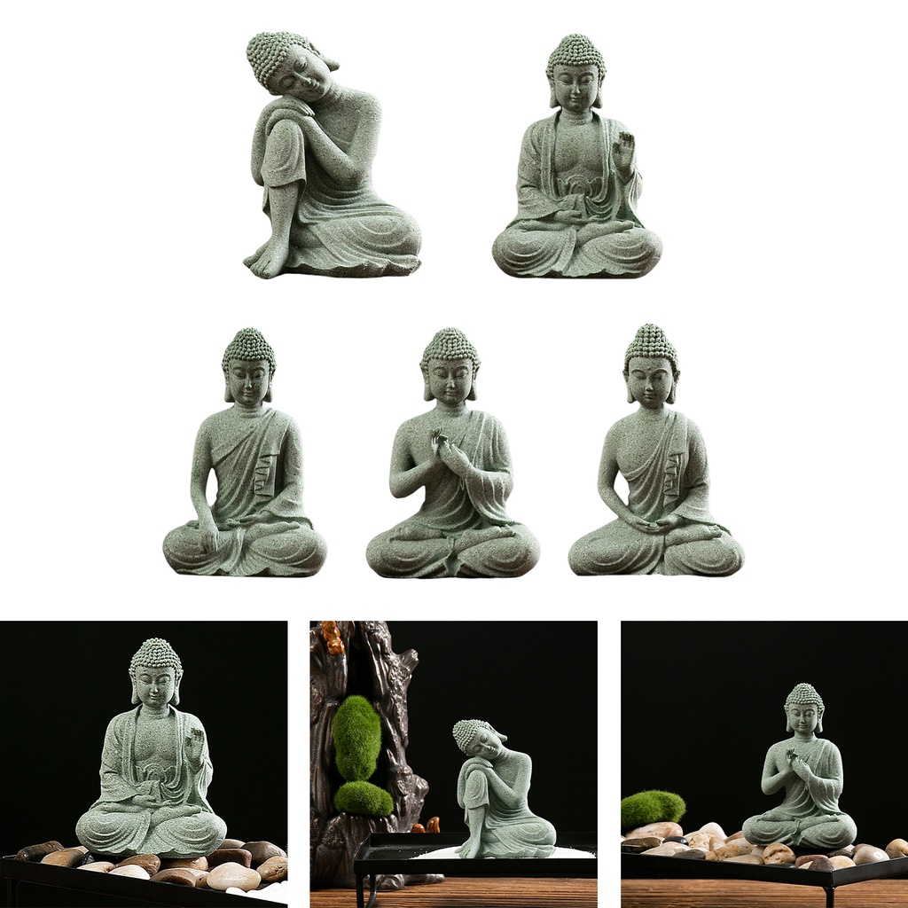 ”Tượng Phật Bằng Đá Cát Độc Đáo Trang Trí Nhà Cửa”