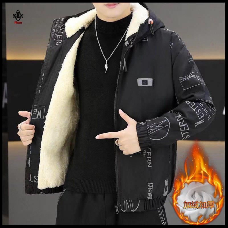 Chất lượng cao O kho C nam L T L Ng C U Áo Khoác lông cừu lót Cho nam Và Nữ#Áo Cotton Dáng Chữ A Dày Dặn Phong Cách Hàn Quốc Thời Trang Thu Đông Cho Nữ Size 39