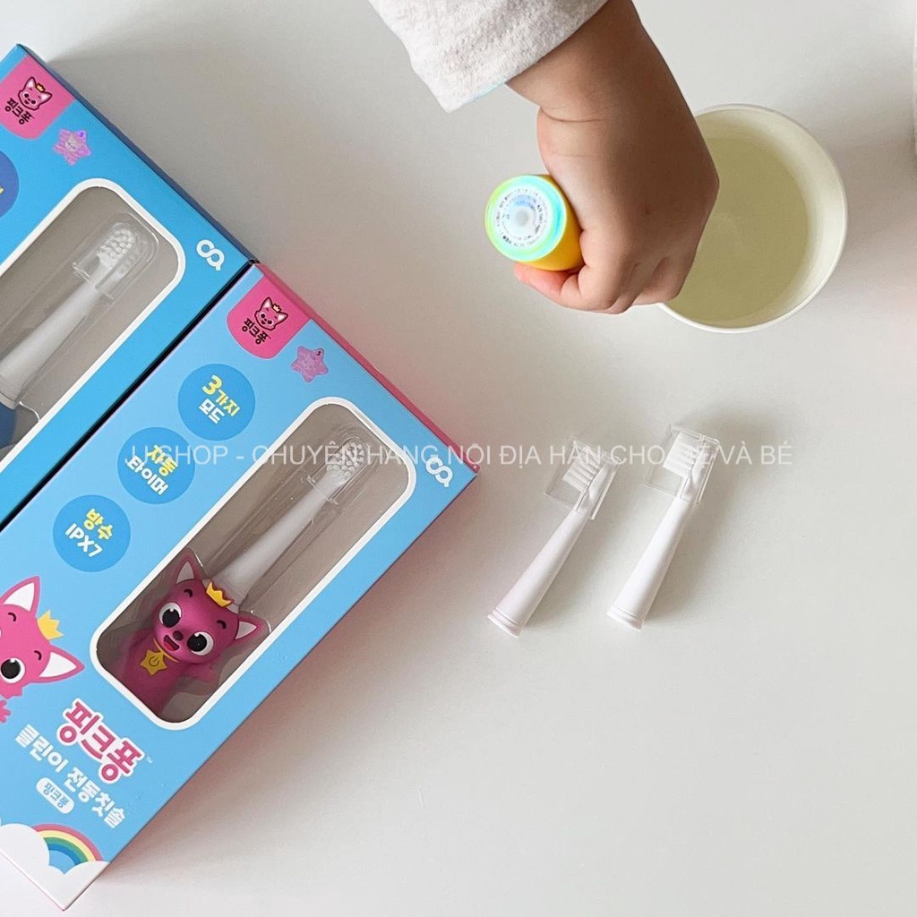 Bàn Chải Điện PinkFong Nội Địa Hàn Cho Bé