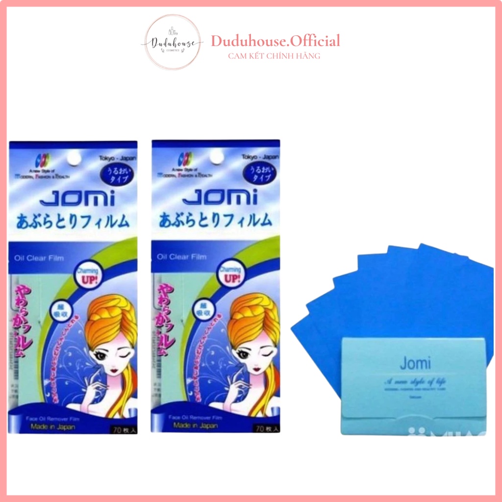 Giấy thấm dầu Jomi Nhật Bản 70 tờ Oil Clear Film
