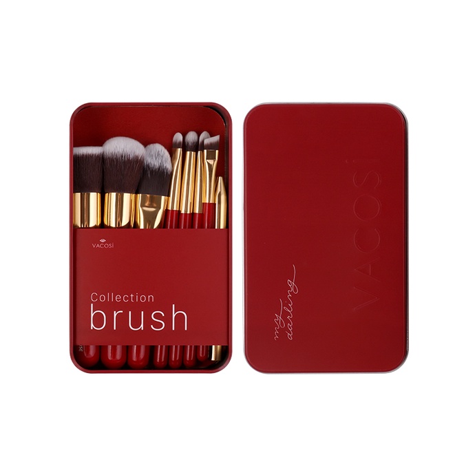 Hộp Cọ My Darling Vacosi 8 Cây (Đỏ)
