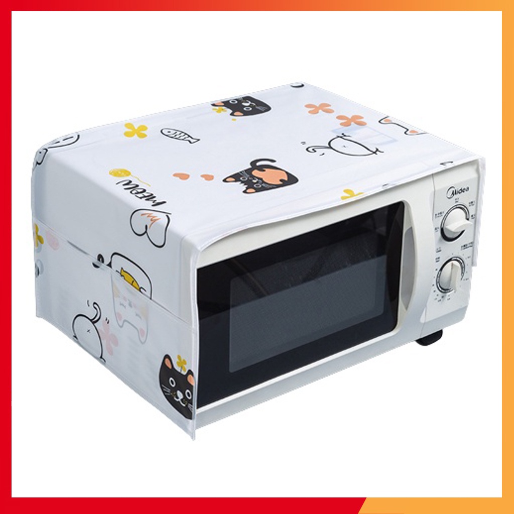 Tấm Phủ Lò Vi Sóng, Áo Trùm Lò Vi Sóng Chống Bụi Bẩn, Chống Nước, Chống Ẩm Mốc, 85x35Cm [Hình Ảnh Ngỗ Nghĩnh]